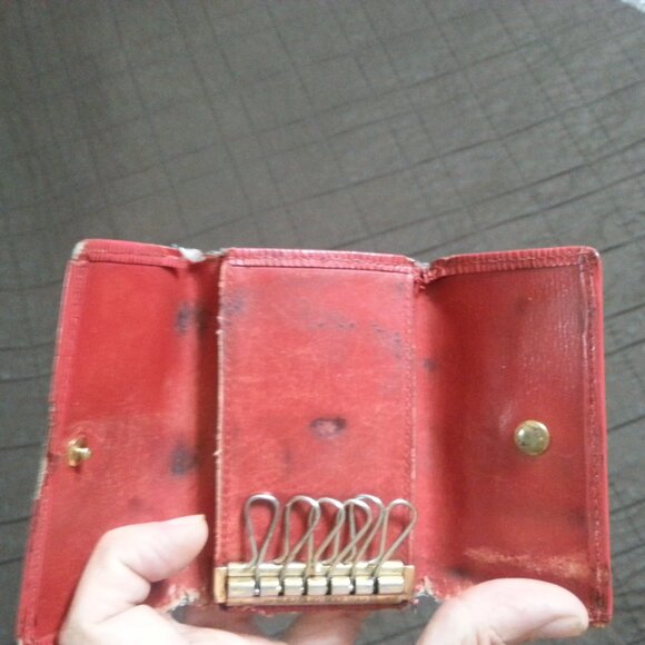 Vintage LV Louis Vuitton Epi Leather Key Holder Case Red Unisex Women's Men's - Picture 4 of 16
